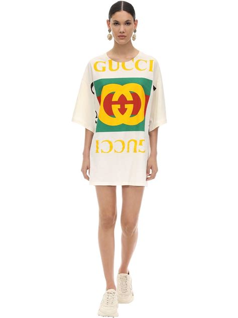 gucci tshirt dress|gucci oversized t shirt dress.